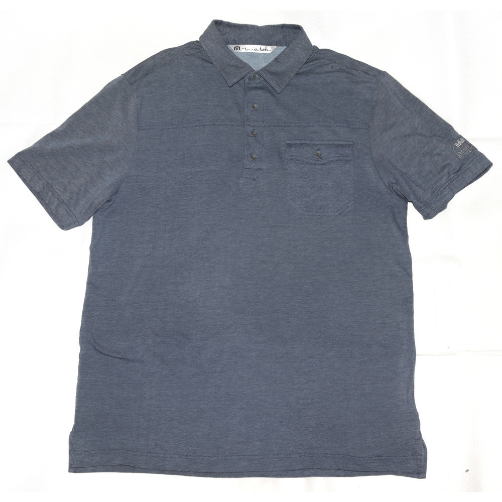 Travis Mathew "Desert Pines" Men's‎ Short Sleeve Golf Polo Shirt Size Medium